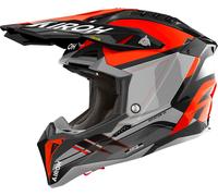 Airoh Aviator 3 Saber, casco a croce S male Nero/Arancione/Grigio