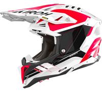Airoh Aviator 3 Saber, casco a croce XL male Bianco/Rosso/Nero