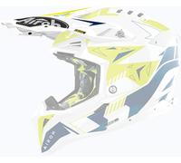 Airoh Aviator 3 Spin, picco male Bianco/Giallo/Blu
