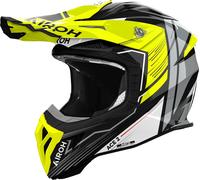 Airoh Aviator Ace 2 Engine, casco a croce L male Nero/Grigio/Giallo Fluo
