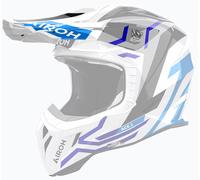 Airoh Aviator Ace 2 Ground, picco male Bianco/Grigio/Blu