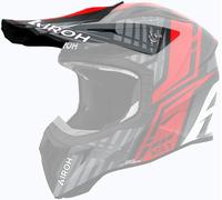 Airoh Aviator Ace 2 Proud, picco male Opaco Nero/Grigio/Rosso