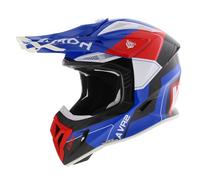 AIROH AVIATOR ACE 2 SHIELD BLUE/RED GLOSS M