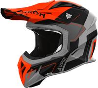 Airoh Aviator Ace 2 Shield, casco da motocross L female Opaco Grigio/Nero/Arancione Fluo