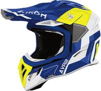 Airoh Aviator Ace 2 Shield, casco da motocross XL female Blu/Bianco/Giallo Fluo