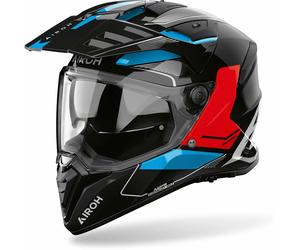 Airoh Band Tune Casco Enduro, nero/blu/rosso, Taglia XS (53/54)