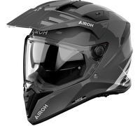 Airoh Bandit Solid, casco avventura S female Grigio Scuro/Grigio Chiaro