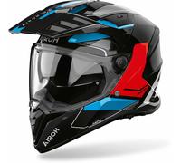 Casco Touring Airoh Bandit Tune Blu Rosso Lucido M