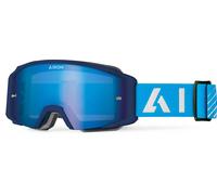 Airoh Blast XR1 Maschera Occhiali Cross Enduro Blu Opaco Antiappannamento MX