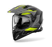 Casco Touring Airoh Bandit Tune Giallo Nero Grigio Opaco L