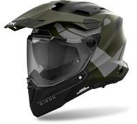 Airoh Commander 2 Reveal, casco enduro S male Opaco Oliva/Grigio/Nero