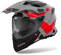 AIROH CASCO INTEGRALE COMMANDER 2 REVEAL RED FLUO MATT S