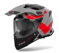 AIROH CASCO INTEGRALE COMMANDER 2 REVEAL RED FLUO MATT XS