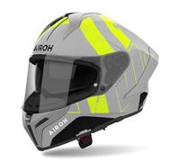 Airoh Matryx Scope Casco, grigio-giallo, taglia M