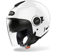 AIROH CASCO JET HELIOS WHITE GLOSS