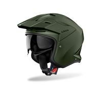 Airoh casco jet Kombakt Color - Verde militare opaco S