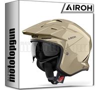 AIROH CASCO JET PER MOTO KOMBAKT KO100 COLOR MOCHA GLOW GLOSS XXL