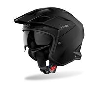 AIROH CASCO JET TRIAL KOMBAKT COLORE NERO OPACO VARIE TAGLIE