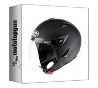 airoh casco moto jet jt11 jt color nero matto tg. m mototopgun