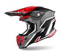 Airoh Casco Moto Twist 2.0 Shaken Red Gloss L