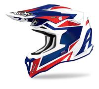 Airoh casco motocross Strycker Axe - Blue / Red gloss taglia M M