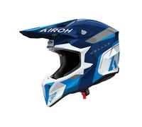 Airoh casco motocross Wraaap Color - Conquer blu lucido M