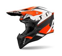 Airoh casco motocross Wraaap Feel - Orange Matt Tg S S