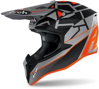 Airoh casco motocross Wraap Mood - Orange Matt-Tg L L