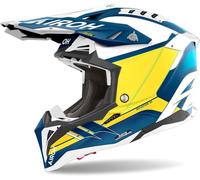 AIROH CASCO OFFROAD AVIATOR 3 SABER BLUE MATT M