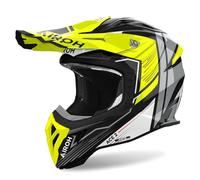 Airoh Aviator Ace 2 Engine, casco a croce L male Nero/Grigio/Giallo Fluo