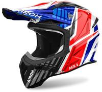 AIROH CASCO OFFROAD AVIATOR ACE 2 PROUD BLUE/RED GLOSS XL