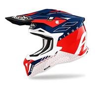 Airoh Strycker Skin Casco Motocross, rosso, taglia M