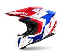 AIROH CASCO OFFROAD TWIST 3 DIZZY BLUE/RED GLOSS L