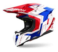 AIROH CASCO OFFROAD TWIST 3 DIZZY BLUE/RED GLOSS M