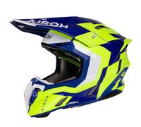 AIROH CASCO OFFROAD TWIST 3 DIZZY BLUE/YELLOW GLOSS M