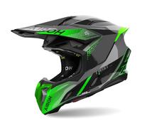 AIROH CASCO OFFROAD TWIST 3 SHARD GREEN GLOSS XS