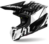AIROH CASCO OFFROAD TWIST 3 THUNDER BLACK/WHITE GLOSS S