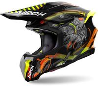 AIROH CASCO OFFROAD TWIST 3 TOXIC GLOSS XS