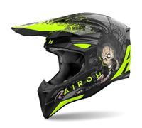 AIROH CASCO OFFROAD WRAAAP DARKNESS MATT S