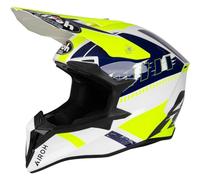 AIROH CASCO OFFROAD WRAAAP FEEL YELLOW/BLUE GLOSS L