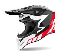 AIROH CASCO OFFROAD WRAAAP RELOADED RED GLOSS L