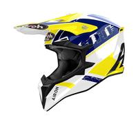 AIROH CASCO OFFROAD WRAAAP FEEL YELLOW/BLUE GLOSS XL