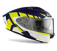 Airoh Spark Rise, casco integrale L male Opaco Blu Scuro/Giallo Fluo/Bianco
