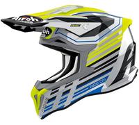 AIROH - Casco Strycker Shaded Giallo Gloss Nero,Grigio,Blu,Giallo,Bianco S