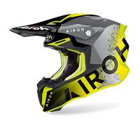 AIROH CASCO TWIST 2.0 BIT YELLOW GLOSS XS