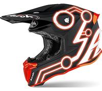 AIROH CASCO TWIST 2.0 NEON ORANGE MATT S