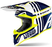 Airoh CASCO WRAAP BROKEN BLUE GLOSS L