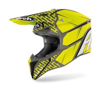 Airoh Wraap Idol Casco Motocross, giallo, taglia 2XL