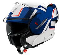 Casco Modulare Airoh MATHISSE II GENIUS Blue/Red Gloss