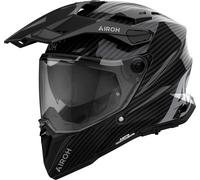 AIROH CASCO INTEGRALE COMMANDER 2 FULL CARBON GLOSS S